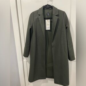 Zara Dark Green Trench Coat